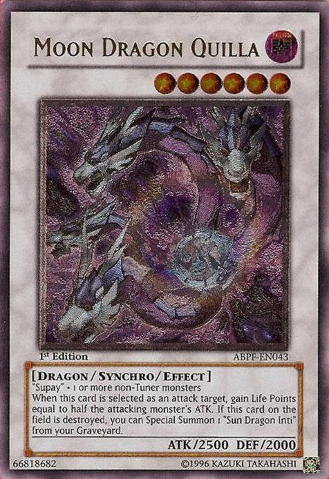 Moon Dragon Quilla (UTR) [ABPF-EN043] Ultimate Rare | Galactic Gamez