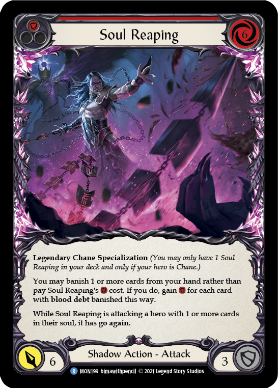 Soul Reaping [MON199] 1st Edition Normal | Galactic Gamez