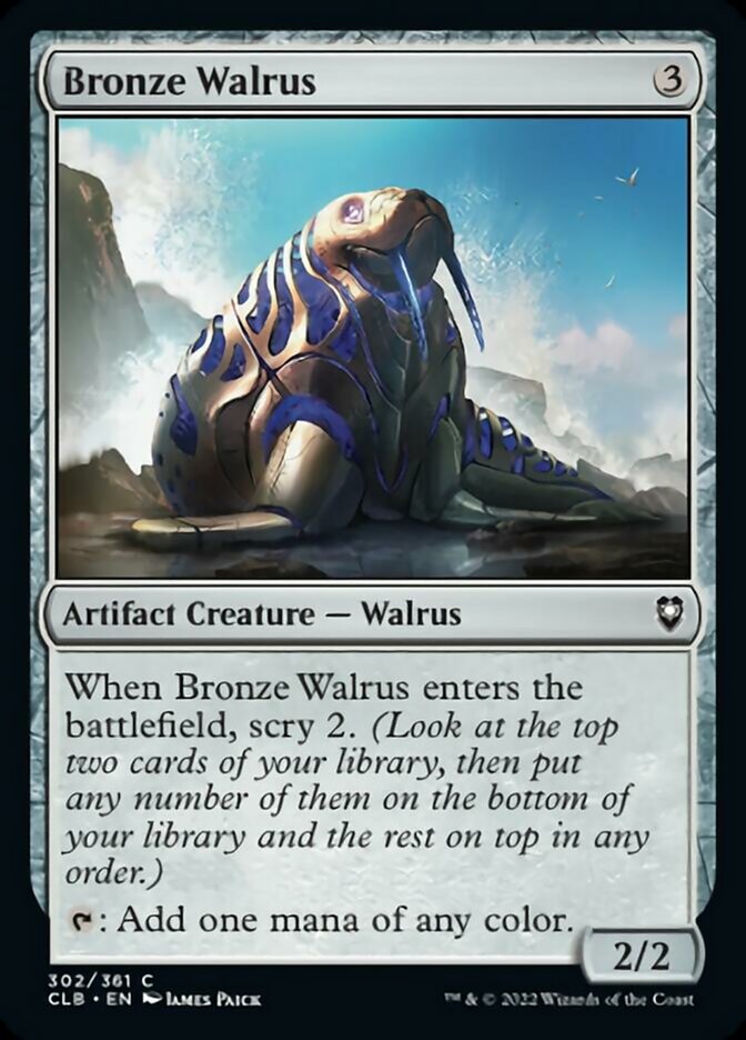 Bronze Walrus [Commander Legends: Battle for Baldur's Gate] | Galactic Gamez