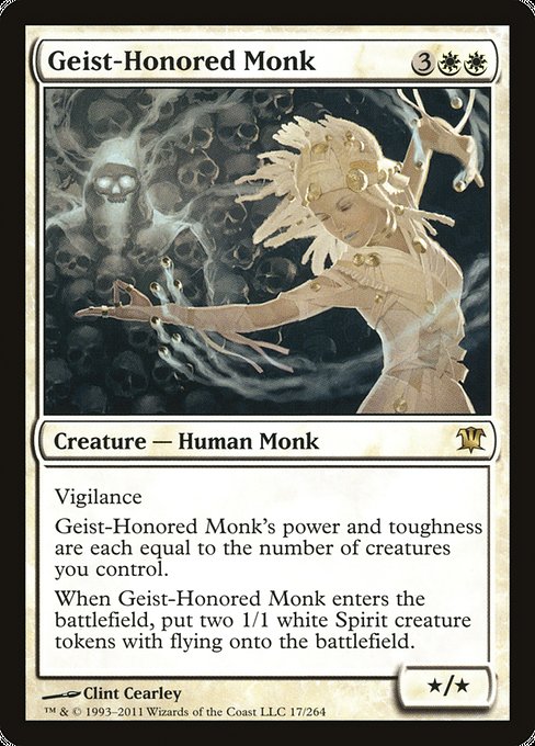 Geist-Honored Monk [Innistrad] | Galactic Gamez