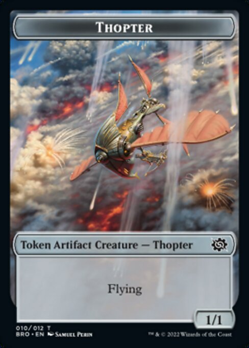 Powerstone // Thopter Double-Sided Token [The Brothers' War Tokens] | Galactic Gamez