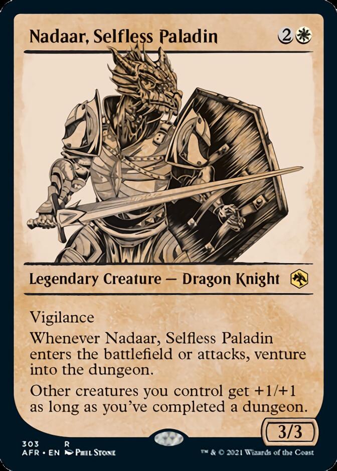 Nadaar, Selfless Paladin (Showcase) [Dungeons & Dragons: Adventures in the Forgotten Realms] | Galactic Gamez