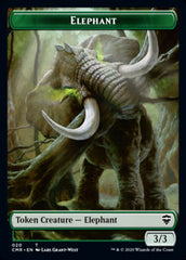 Elephant // Soldier Token [Commander Legends Tokens] | Galactic Gamez