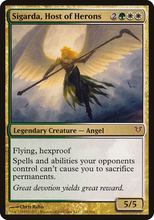 Sigarda, Host of Herons (Oversized) [Open the Helvault] | Galactic Gamez