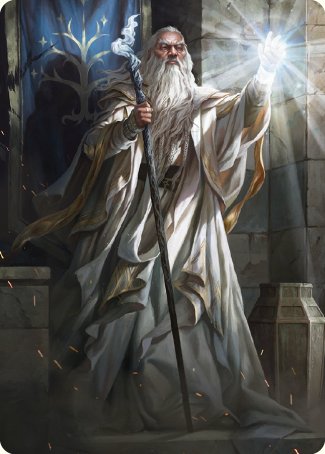 Gandalf the White Art Card [The Lord of the Rings: Tales of Middle-earth Art Series] | Galactic Gamez