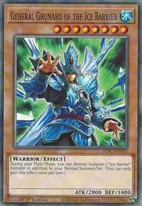 General Grunard of the Ice Barrier [SDFC-EN018] Common | Galactic Gamez