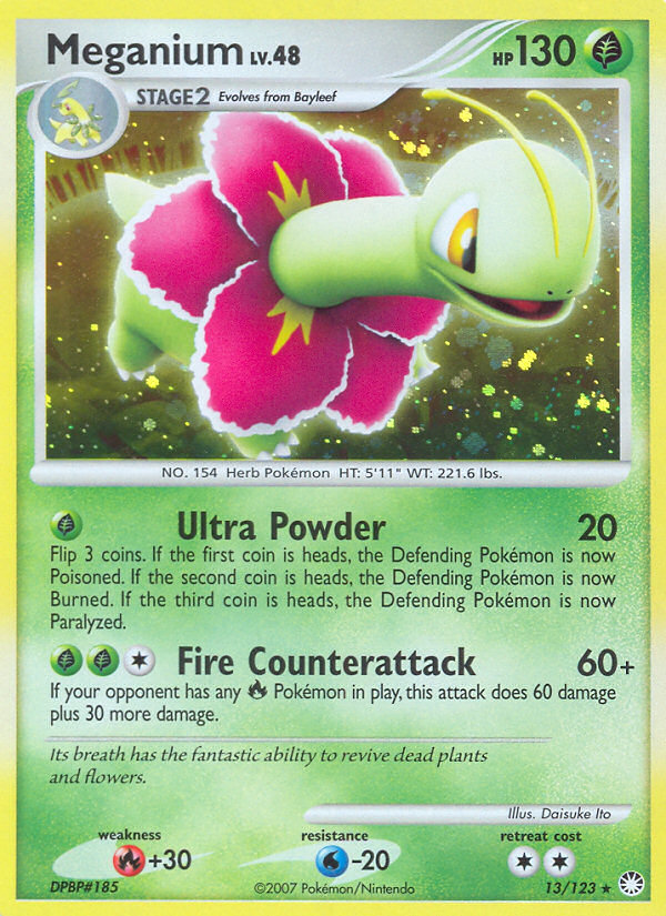 Meganium (13/123) [Diamond & Pearl: Mysterious Treasures] | Galactic Gamez