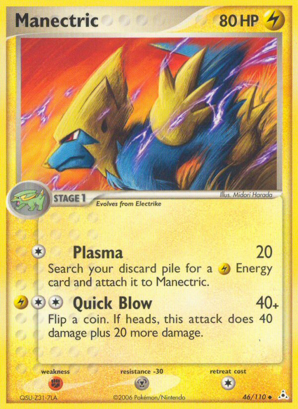 Manectric (46/110) [EX: Holon Phantoms] | Galactic Gamez