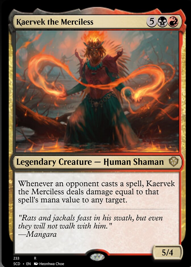 Kaervek the Merciless [Starter Commander Decks] | Galactic Gamez