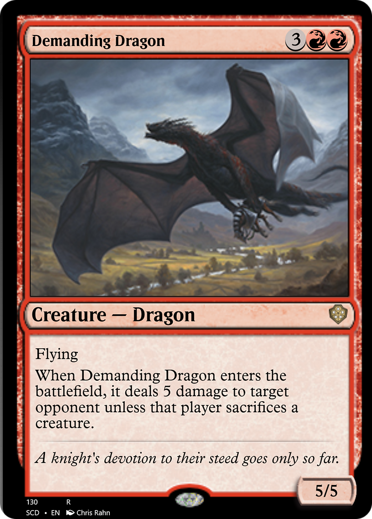 Demanding Dragon [Starter Commander Decks] | Galactic Gamez