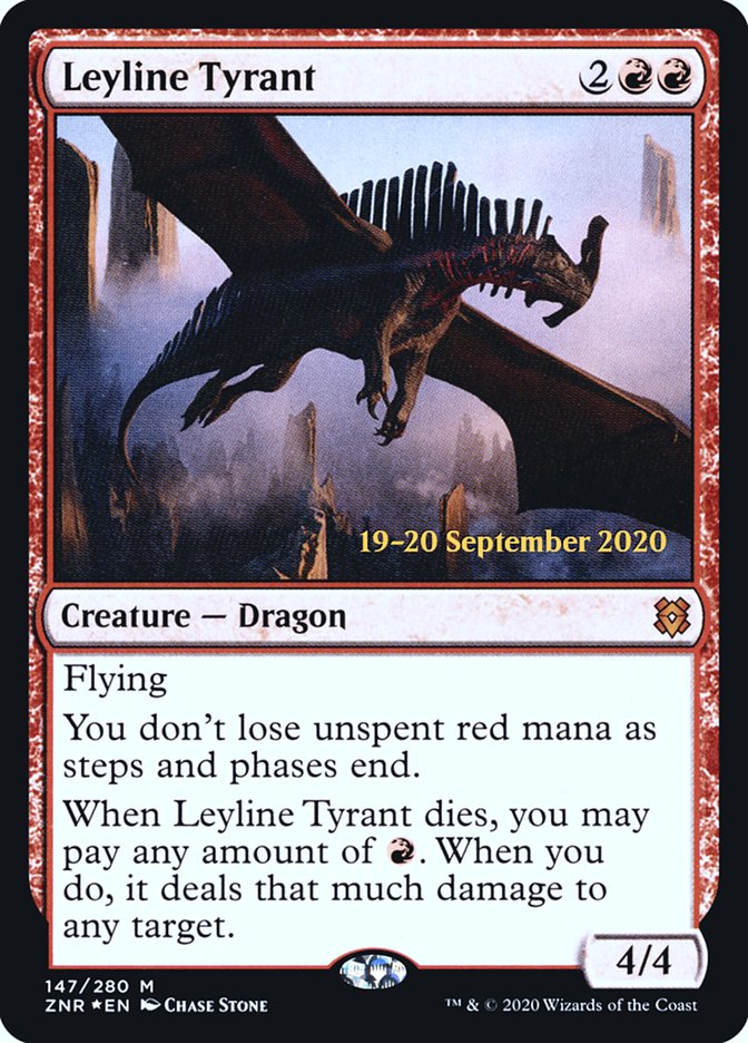 Leyline Tyrant  [Zendikar Rising Prerelease Promos] | Galactic Gamez