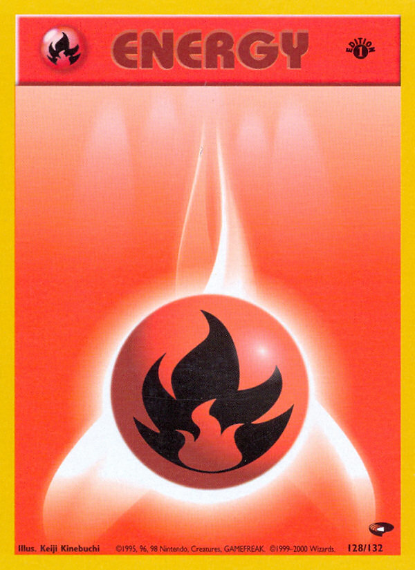 Fire Energy (128/132) [Gym Challenge 1st Edition] | Galactic Gamez