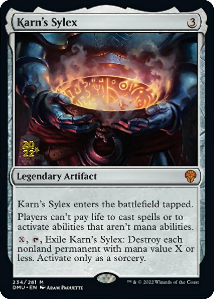 Karn's Sylex [Dominaria United Prerelease Promos] | Galactic Gamez