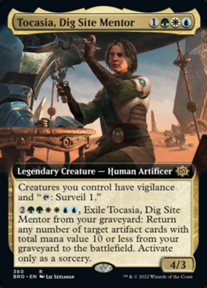 Tocasia, Dig Site Mentor (Extended Art) [The Brothers' War] | Galactic Gamez