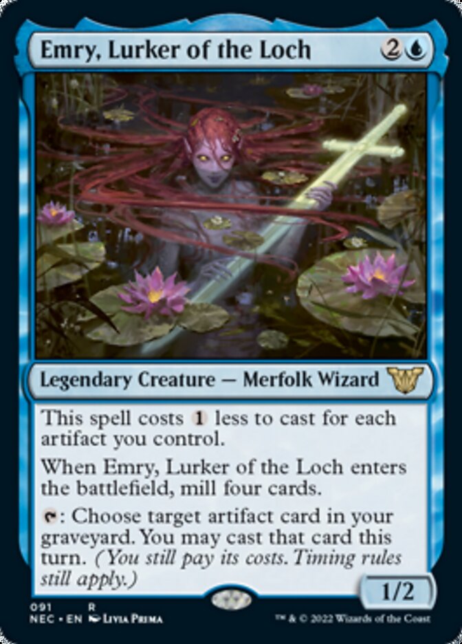 Emry, Lurker of the Loch [Kamigawa: Neon Dynasty Commander] | Galactic Gamez