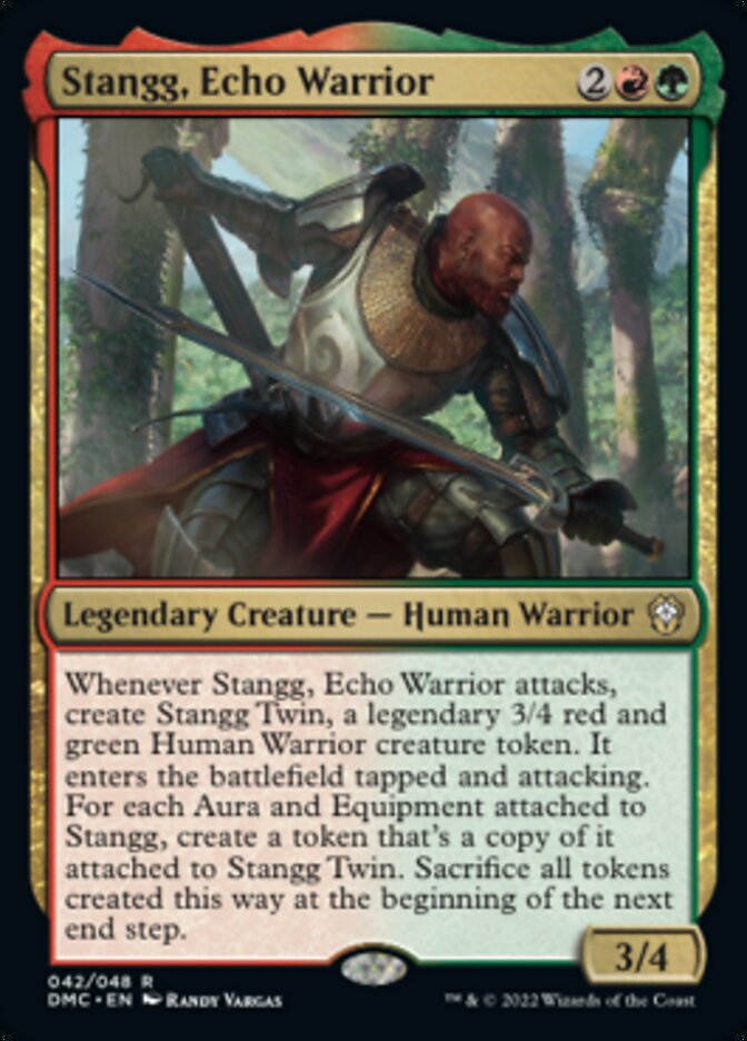 Stangg, Echo Warrior [Dominaria United Commander] | Galactic Gamez