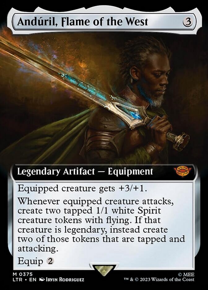 Anduril, Flame of the West (Extended Art) [The Lord of the Rings: Tales of Middle-Earth] | Galactic Gamez