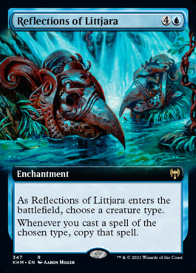 Reflections of Littjara (Extended Art) [Kaldheim] | Galactic Gamez