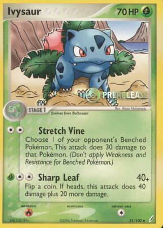 Ivysaur (35/100) (Prerelease Promo) [Nintendo: Black Star Promos] | Galactic Gamez