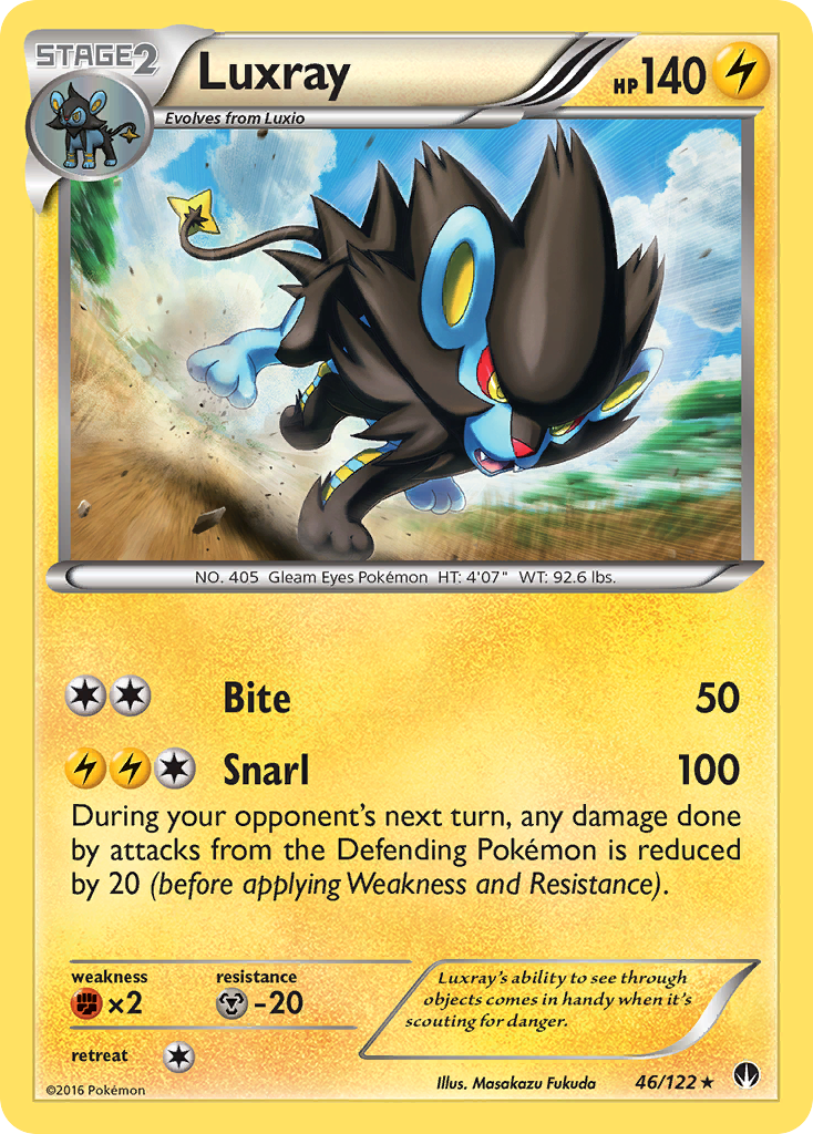 Luxray (46/122) [XY: BREAKpoint] | Galactic Gamez