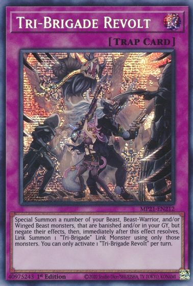 Tri-Brigade Revolt [MP21-EN212] Prismatic Secret Rare | Galactic Gamez