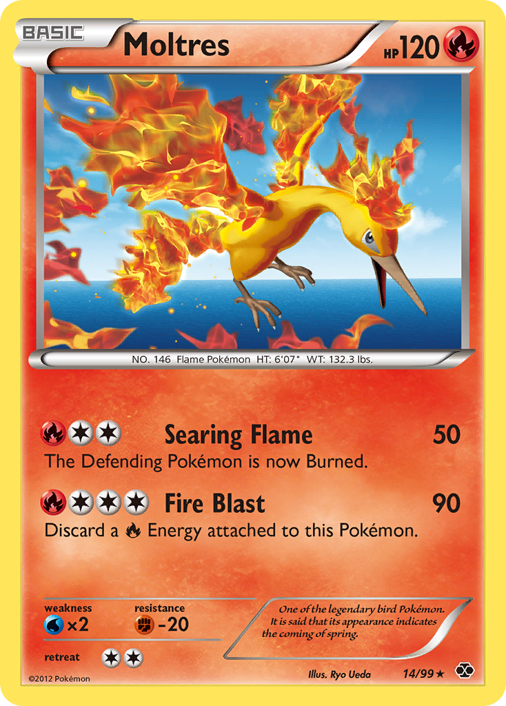 Moltres (14/99) [Black & White: Next Destinies] | Galactic Gamez