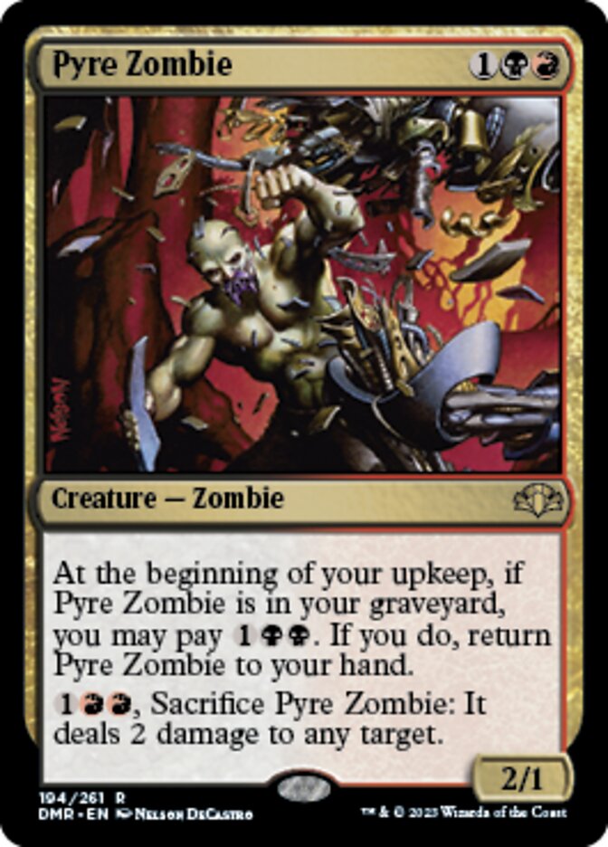 Pyre Zombie [Dominaria Remastered] | Galactic Gamez