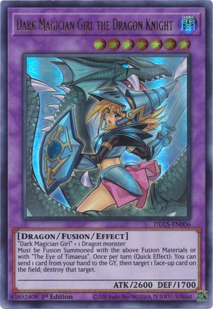 Dark Magician Girl the Dragon Knight (Alternate Art) (Purple) [DLCS-EN006] Ultra Rare | Galactic Gamez