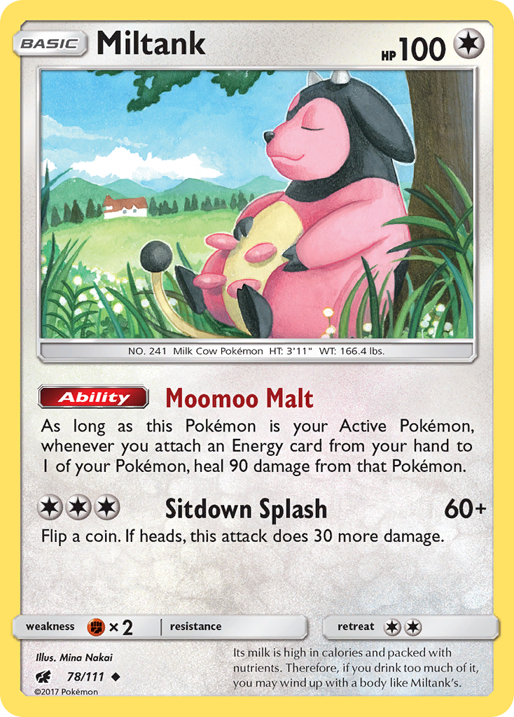 Miltank (78/111) [Sun & Moon: Crimson Invasion] | Galactic Gamez