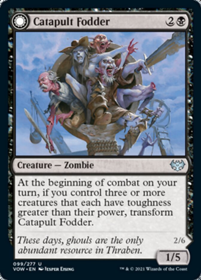 Catapult Fodder // Catapult Captain [Innistrad: Crimson Vow] | Galactic Gamez