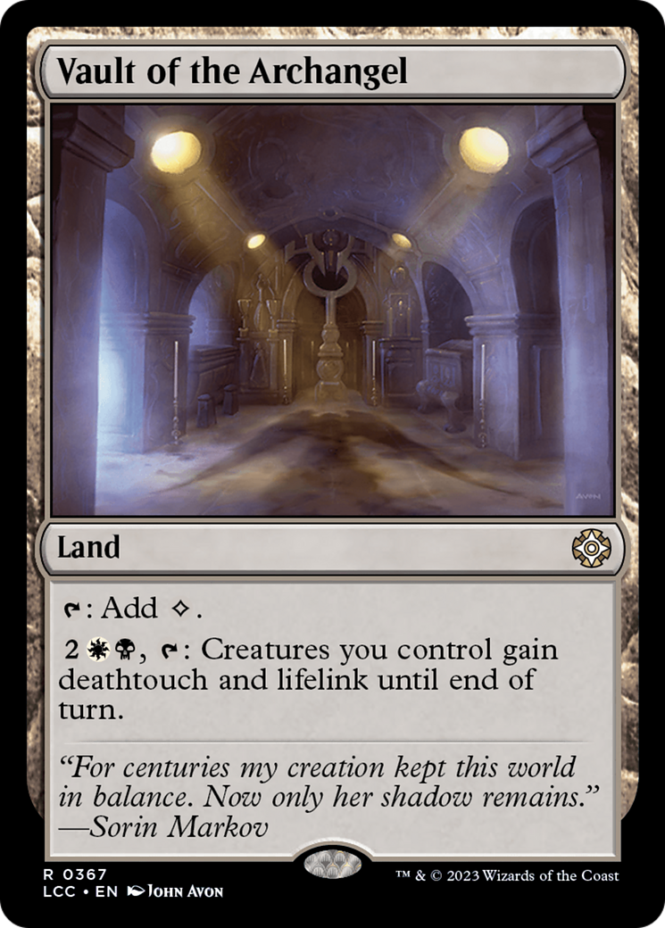 Vault of the Archangel [The Lost Caverns of Ixalan Commander] | Galactic Gamez