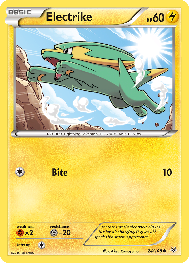 Electrike (24/108) [XY: Roaring Skies] | Galactic Gamez