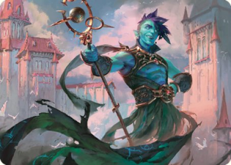 Haughty Djinn Art Card [Dominaria United Art Series] | Galactic Gamez