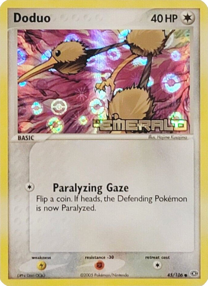 Doduo (45/106) (Stamped) [EX: Emerald] | Galactic Gamez