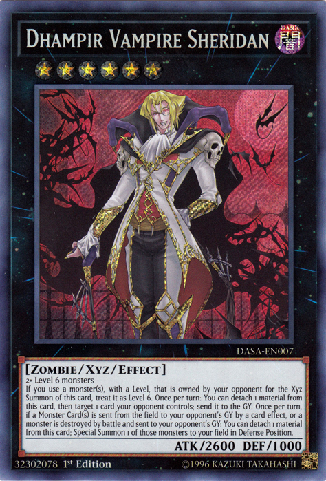 Dhampir Vampire Sheridan [DASA-EN007] Secret Rare | Galactic Gamez