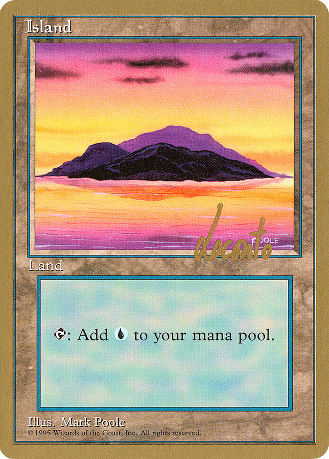 Island (ml368) (Michael Loconto) [Pro Tour Collector Set] | Galactic Gamez