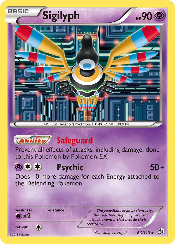 Sigilyph (66/113) [Black & White: Legendary Treasures] | Galactic Gamez