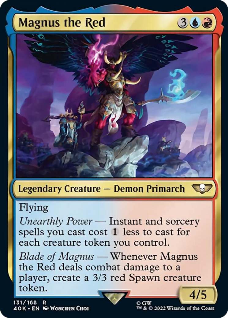 Magnus the Red (Surge Foil) [Universes Beyond: Warhammer 40,000] | Galactic Gamez