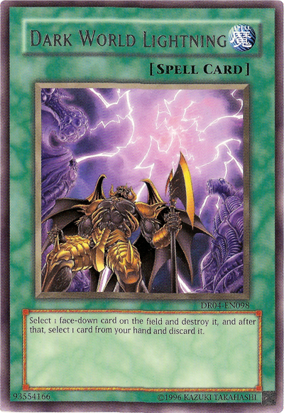 Dark World Lightning [DR04-EN098] Rare | Galactic Gamez