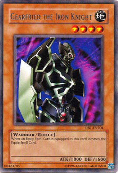 Gearfried the Iron Knight [DB1-EN204] Rare | Galactic Gamez