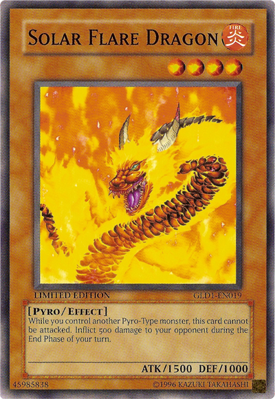 Solar Flare Dragon [GLD1-EN019] Common | Galactic Gamez