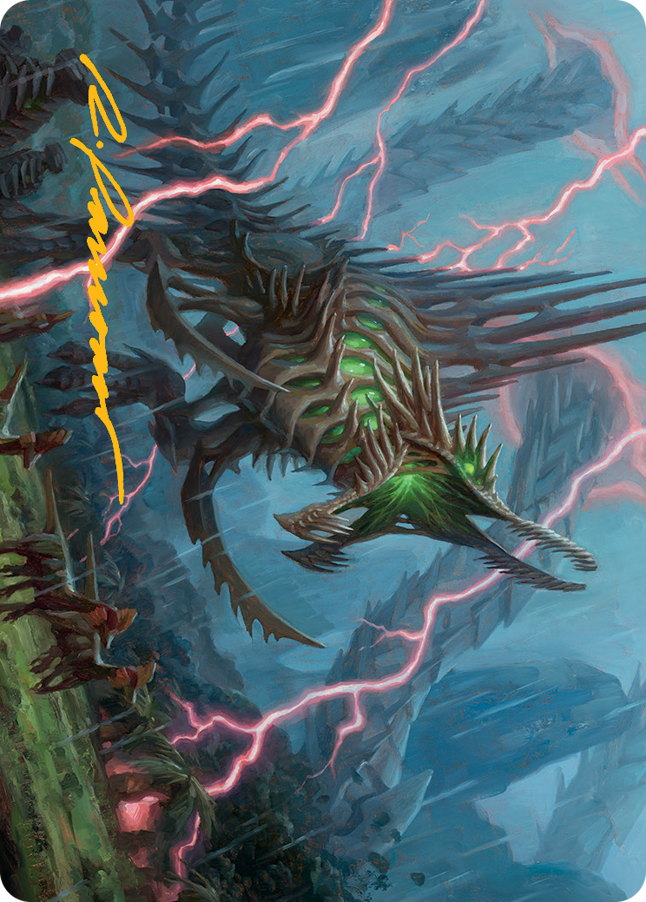 Etali, Primal Sickness Art Card (Gold-Stamped Signature) [March of the Machine Art Series] | Galactic Gamez
