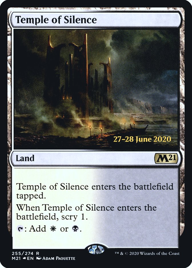 Temple of Silence  [Core Set 2021 Prerelease Promos] | Galactic Gamez