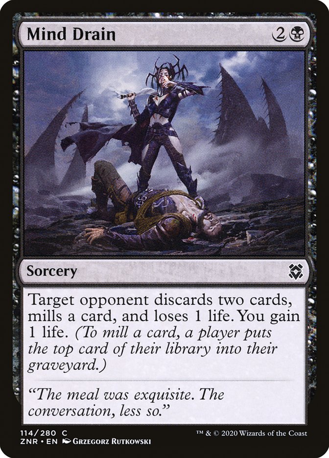 Mind Drain [Zendikar Rising] | Galactic Gamez