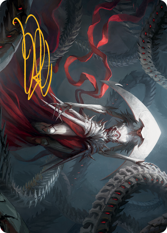 Elesh Norn Art Card (Gold-Stamped Signature) [March of the Machine Art Series] | Galactic Gamez