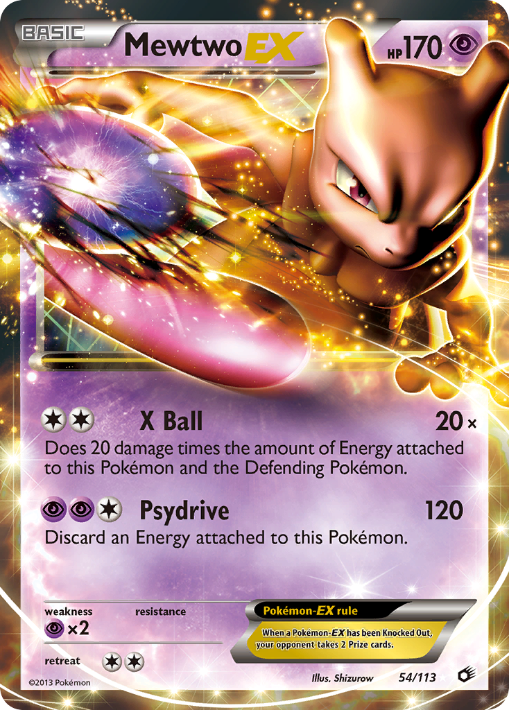 Mewtwo EX (54/113) [Black & White: Legendary Treasures] | Galactic Gamez