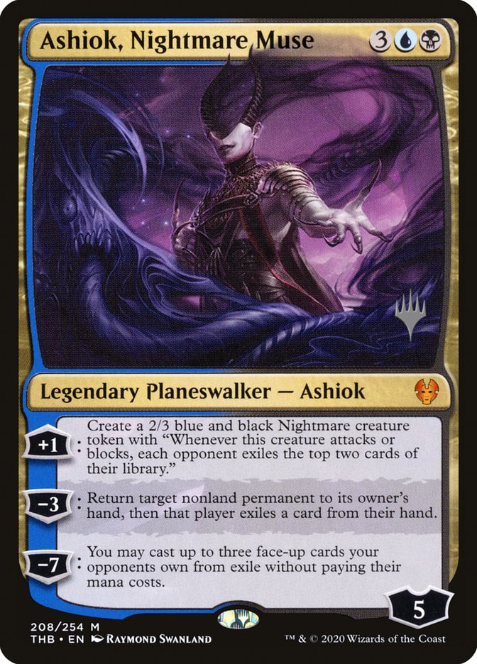 Ashiok, Nightmare Muse (Promo Pack) [Theros Beyond Death Promos] | Galactic Gamez