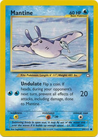 Mantine (64/111) [Neo Genesis Unlimited] | Galactic Gamez