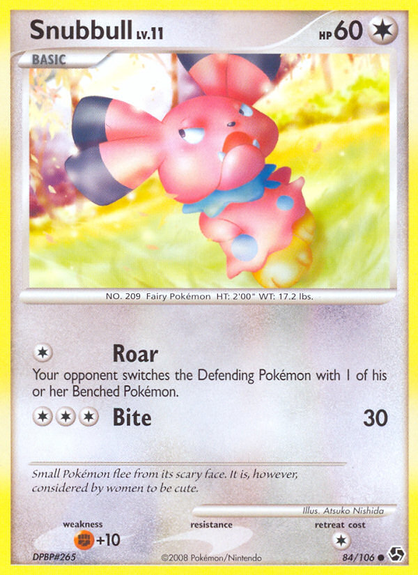 Snubbull (84/106) [Diamond & Pearl: Great Encounters] | Galactic Gamez