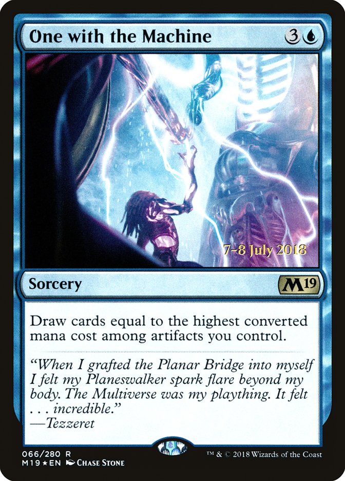 One with the Machine  [Core Set 2019 Prerelease Promos] | Galactic Gamez